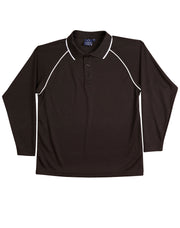 Men's cooldry raglan L/S polo