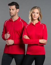Ladies' cooldry raglan L/S polo