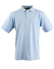 mens S/S pique polo