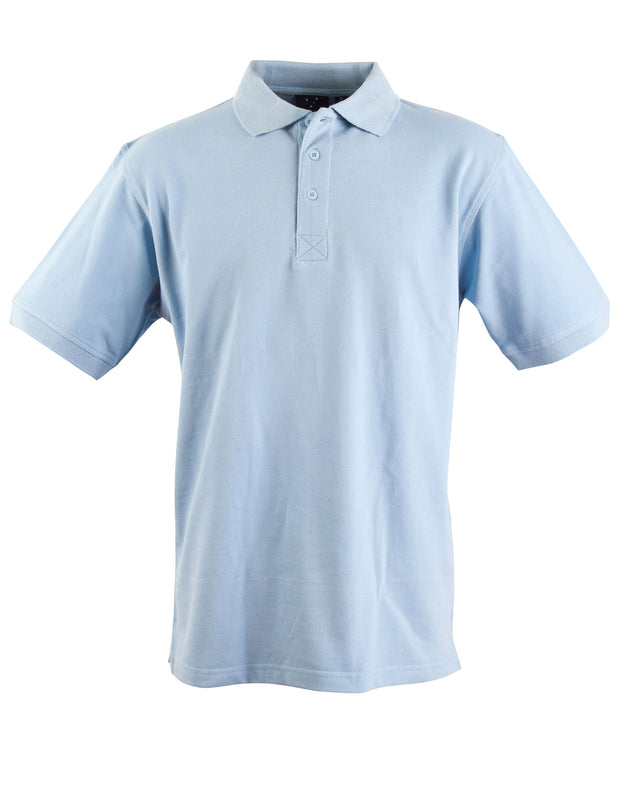 mens S/S pique polo