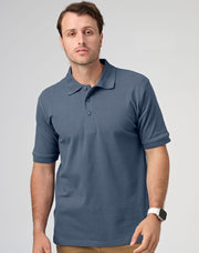 Men's cotton stretch polo