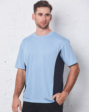 CoolDry short sleeve contrast tee