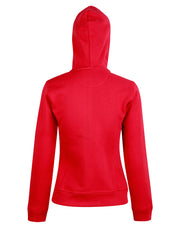 Ladies' Full Zip Contrast Fleece Hoodie