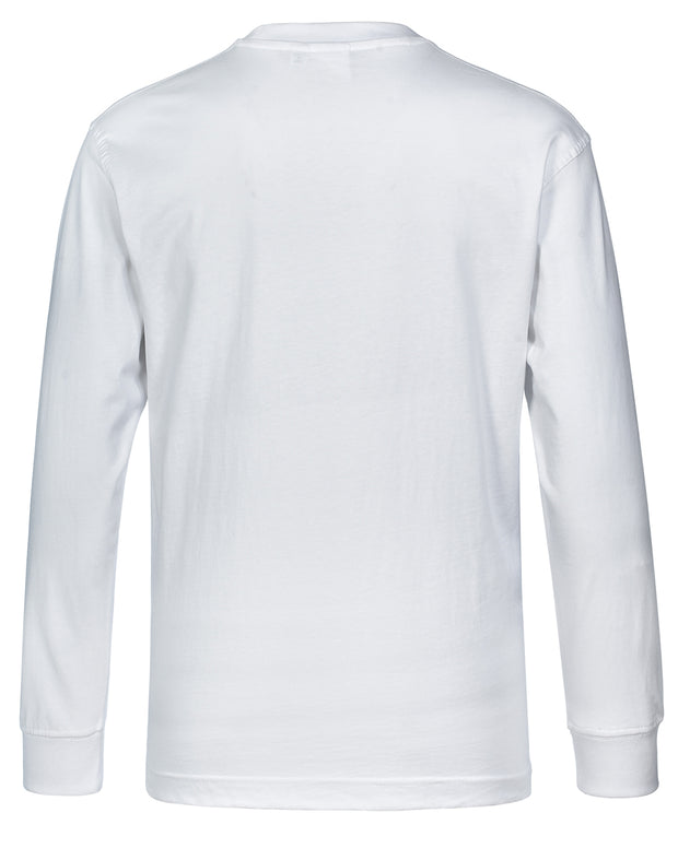 mens cotton crew neck L/S tee