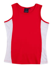 ladies truedry contrast singlet