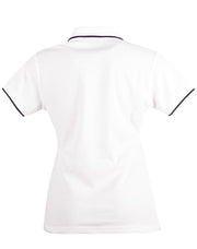 Ladies' Poly/Cotton Contrast Pique S/S Polo