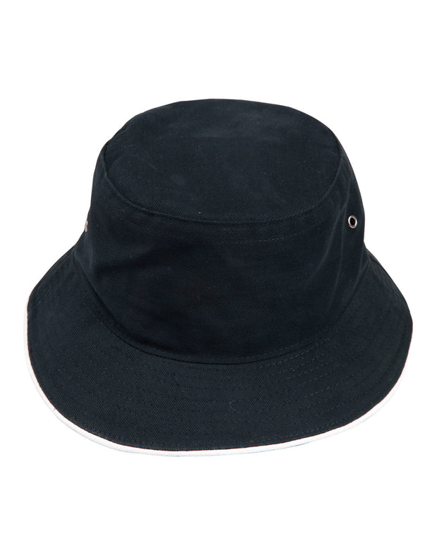 soft washed sandwich bucket hat