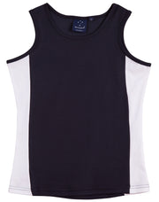 ladies truedry contrast singlet
