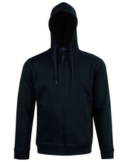 Men's Full Zip Contrast Fleece Hoodie