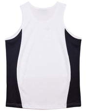 Men's cooldry contrast mesh singlet