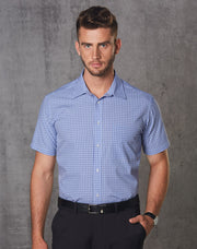 Men's Two Tone Check S/S Shirt