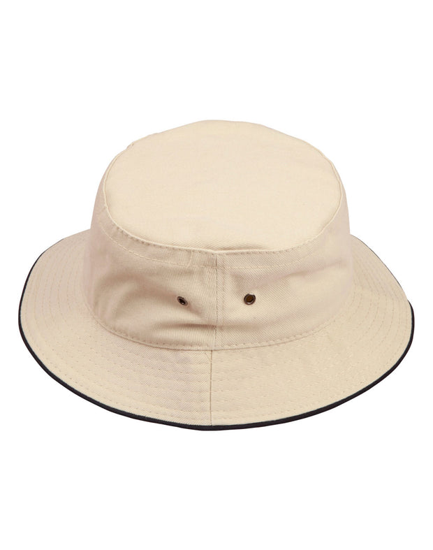 soft washed sandwich bucket hat