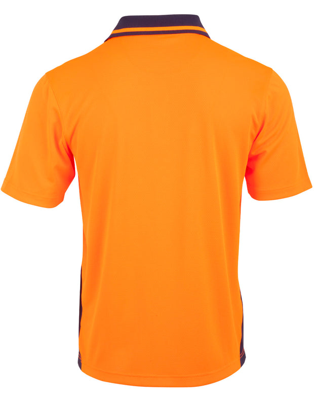 Unisex Hi-Vis Bamboo Charcoal S/S Polo