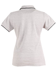Ladies' Poly/Cotton Contrast Pique S/S Polo