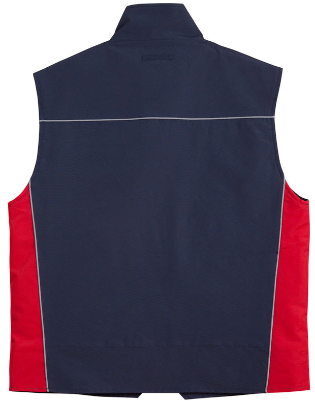 3 in 1 Jacket, silver relective piping