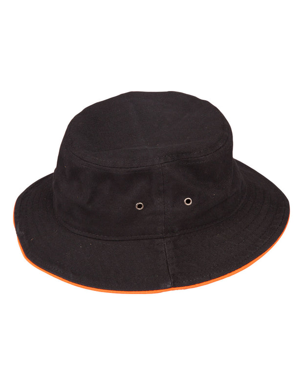 soft washed sandwich bucket hat