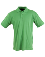 Men's cotton stretch polo