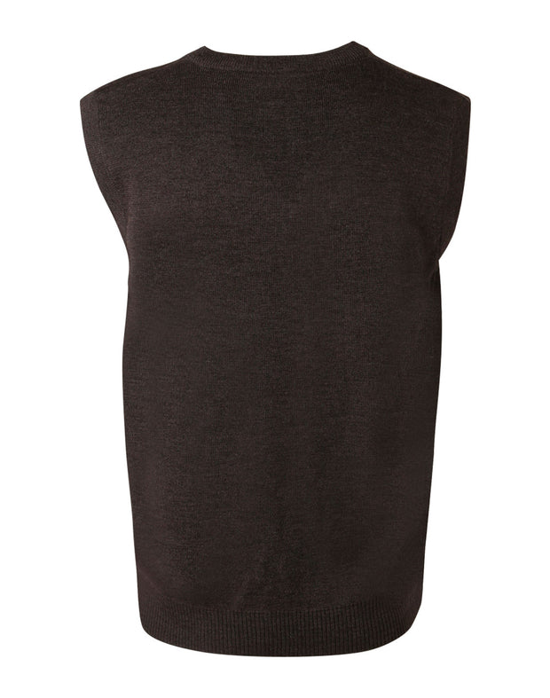 V Neck Wool / Acrylic Knit Vest