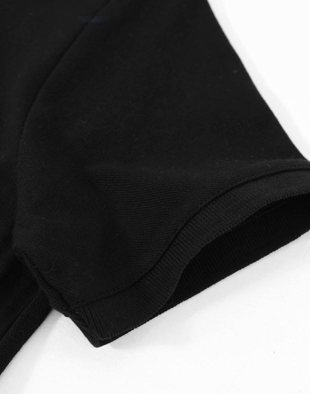 ladies cotton stretch polo