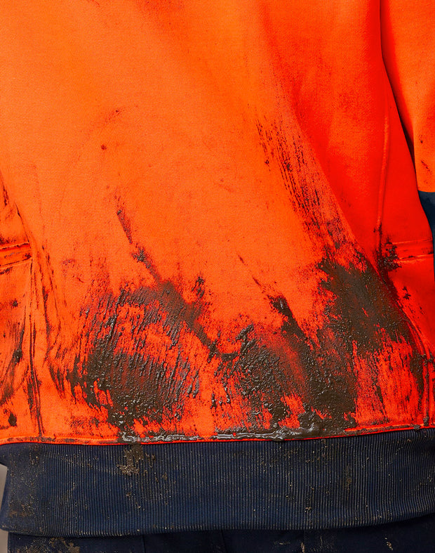 Hi-Vis Two Tone Water Resistant Fleece Hoodie