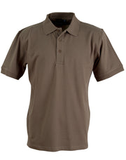 Men's cotton stretch polo
