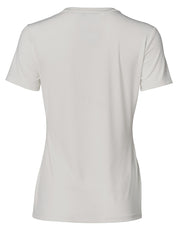 Ladies' V-neck with Tab S/S Knit Top