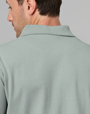 Men's cotton stretch polo