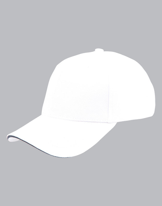 Pique mesh contrast sandwich