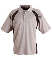 Men's CoolDry Micro-mesh Contrast Colour Polo