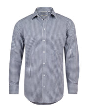 Men's Gingham Check Roll-up L/S Shirt