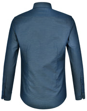 Men's Pin Dot Stretch L/S Shirt
