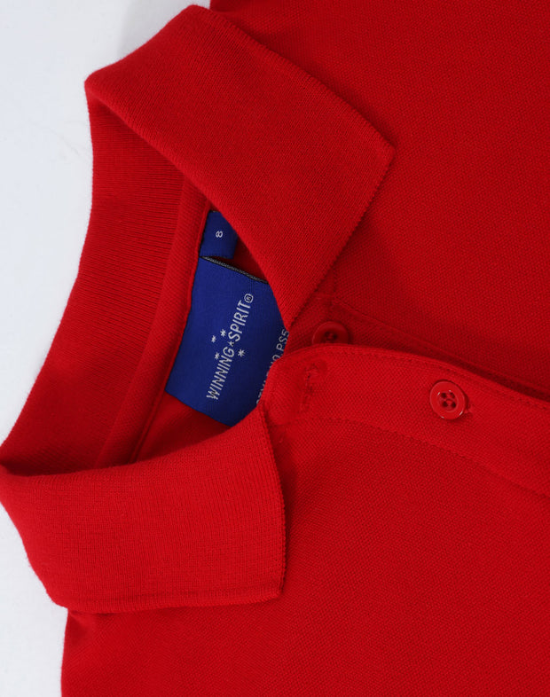 ladies cotton stretch polo