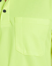 Unisex Hi-Vis Bamboo Charcoal S/S Polo