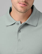 Men's cotton stretch polo