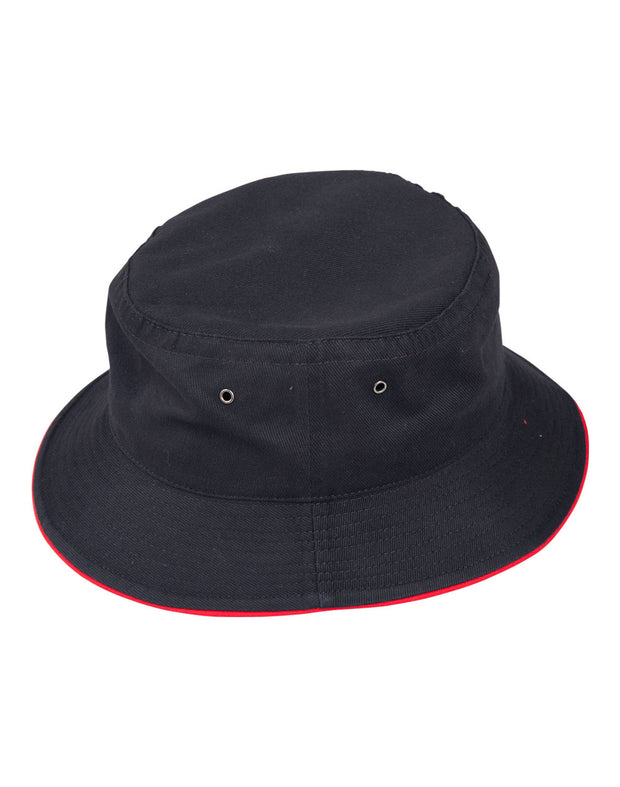soft washed sandwich bucket hat