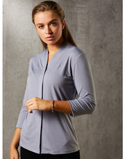 Ladies' Mid Sleeve Shawline Knit Top