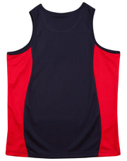 Men's cooldry contrast mesh singlet
