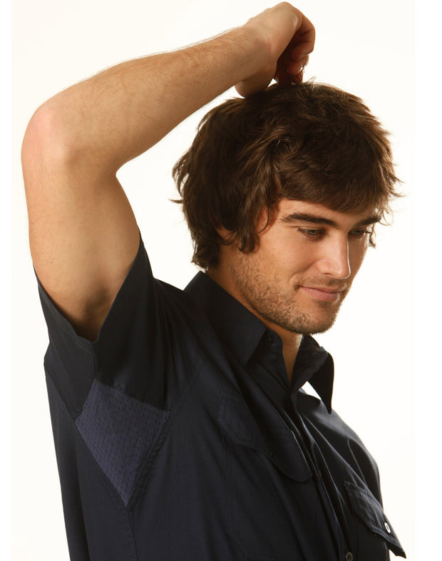 cool-breeze S/S cotton work shirt