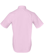 Men's Dobby Striped Taped S/S Shirt