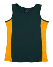 ladies truedry contrast singlet