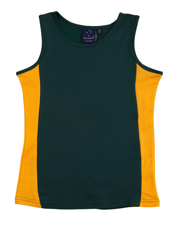 ladies truedry contrast singlet