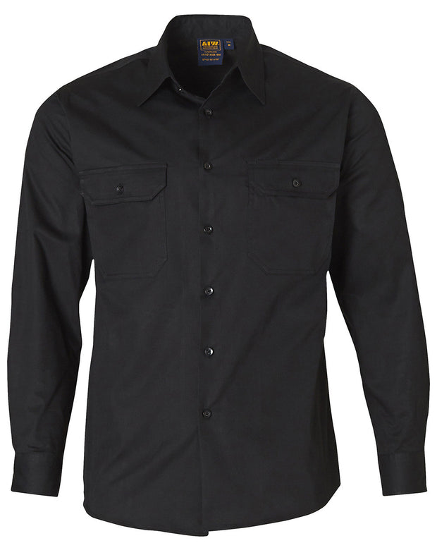 cool-breeze L/S cotton work shirt
