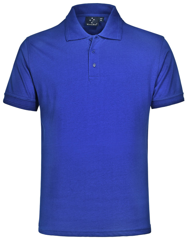 unisex cotton jersey polo