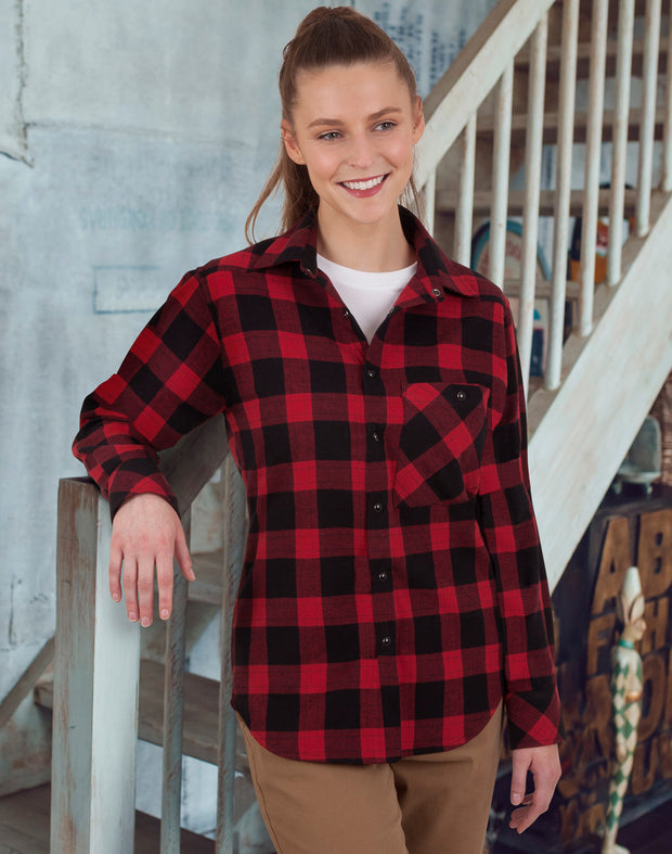 Unisex Flannel Plaid Shirt