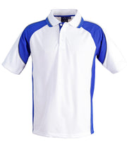 mens mini waffle coold polo
