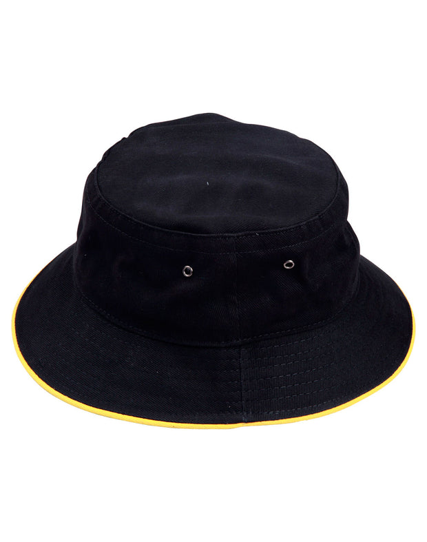 soft washed sandwich bucket hat