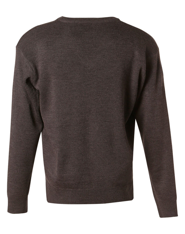 V Neck Wool / Acrylic Knit Jumper