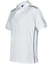 Men's pure cotton contrast piping
