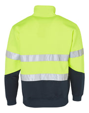 Hi-Vis L/S Fleecy Collar Sweater 3M Tapes