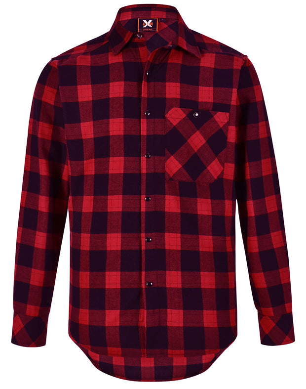 Unisex Flannel Plaid Shirt